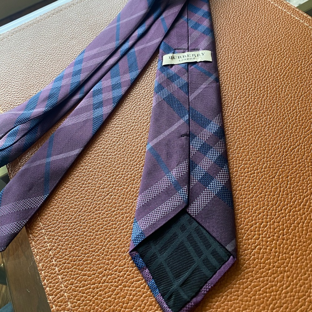 Burberry Purple Tie